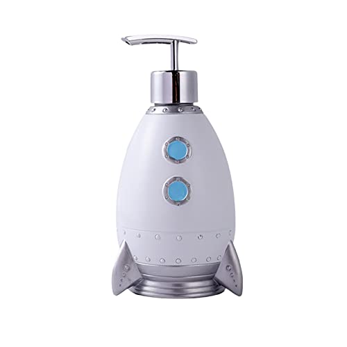 Yajuyi Dispensador de Líquido Botella Dosificadora Recargable de Jabón con Bomba de Vinilo Resistente para Cocina Baño Hotel Restaurante Dormitorio 9cmx17cm