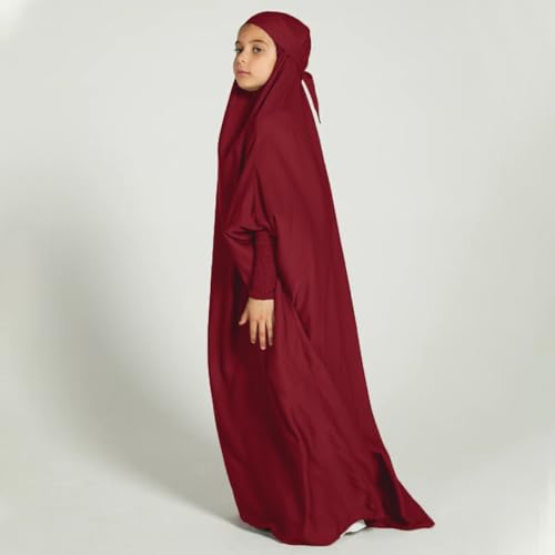 ODIZLI Muslim One Piece Prayer Hijab Dress Women Hooded Abaya Full Cover Islam Dubai Modest Robe3