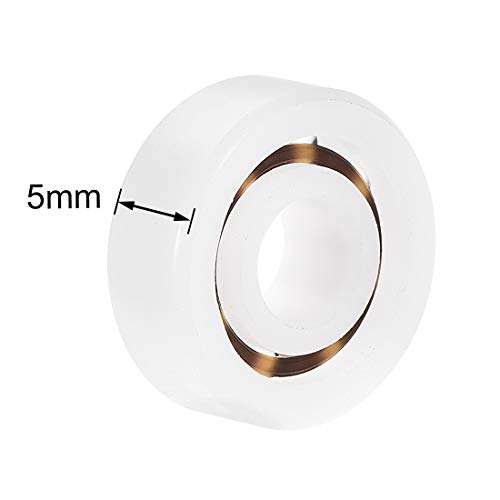 Uxcell 605 Plastic Bearings 5X14X5Mm Glass Ball Nylon Cage 5Pcs #TOP2