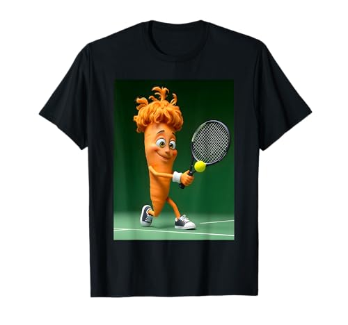 Zanahoria Tenis Camiseta