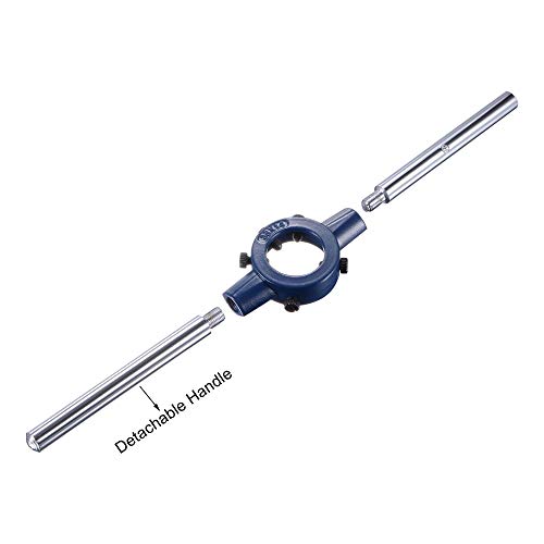 Macho de rosca 5/8-11 UNC uxcell con matriz redonda para reparar tornillos y tuercas oxidadas 7