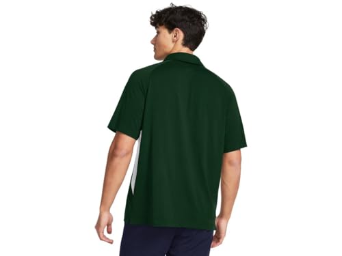 Image of Under Armour Men's Husky Boys' B0DGB6242Y, Forest Green-White