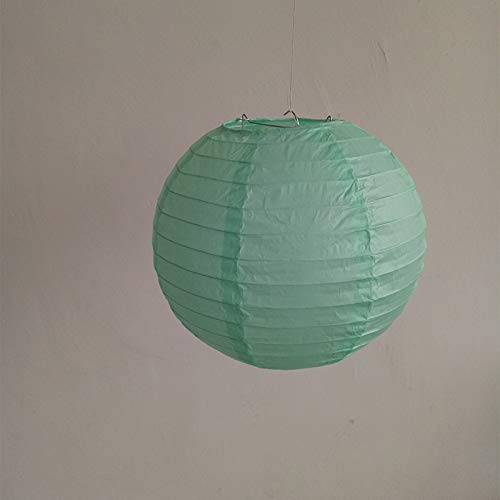 10 Pcs Per Set Peach Paper Lanterns Ball Lampion W 20 teile 6 "-12" Mint grüne Papier Laternen runde lampion for hochzeit fire de mariage hängen diy dekor