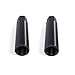 StanceMagic 2pcs Small 6 Point Spline Drive Tuner Replacement Socket Key Tool for Aftermarket Six-Spline Wheel Lock Lug Nuts - 17.6mm Inner Diameter - 19mm 3/4 21mm 13/16 Hex Socket Wrench - Black