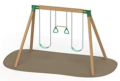 Safe Kidz Wooden Swing Set Brackets :: Set of 2 Steel Swing Braces & Hardware & Instructions, Green - Thumbnail 6