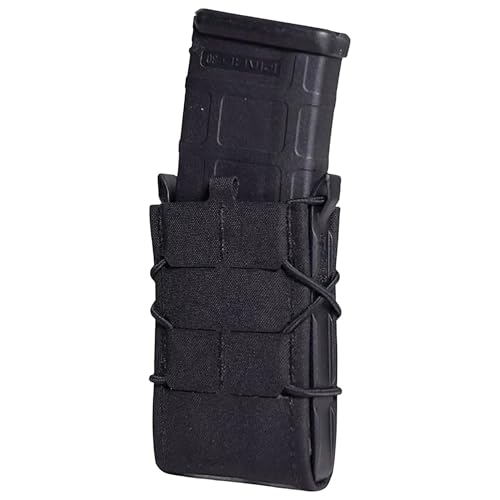 High Speed Gear Rifle Taco Gen 2 | Universal Rifle Mag Pouch | Laser Cut MOLLE | Made in The USA (Black)