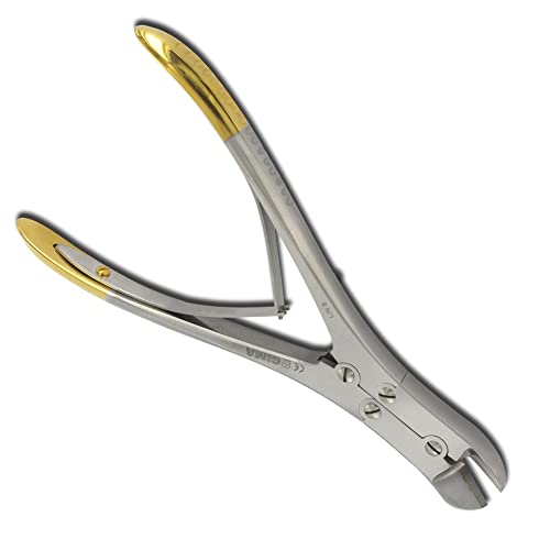 Gima - Drahtzange, 18 cm, für Kabel 0-6 mm, Maulteile aus Wolframcarbid, Gold-Linie, entwickelt, um Hochpräzision und Zuverlässigkeit zu gewährleisten, 26571