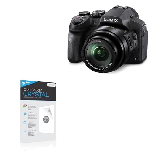 BoxWave Screen Protector Compatible with Panasonic Lumix FZ300 - ClearTouch Crystal (2-Pack), HD Film Skin - Shields from Scratches