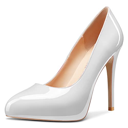 Scarpe Col Tacco Alto Donna Castamere, Pumps A Punta Con Tacco A Spillo 10 Cm - Eleganti, Sintetico, Sexy