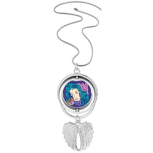 Collier constellation Vierge cadeau anniversaire ailes d'ange