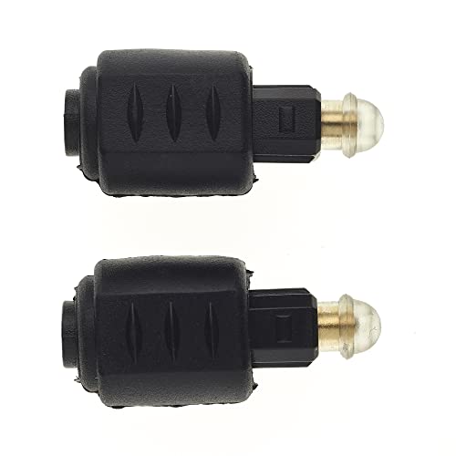 Keple Mini-TOSLINK to TOSLINK Adaptor - Digital S/PDIF Cable for Soundbars Stereo Systems, Hi-Fi - Pack of 2 - Image 4