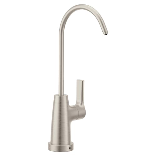Moen Sip Spot Resist Stainless Traditional Drinking Water Beverage Faucet with Optional Filtration System, F7620SRS