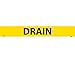 PIPEMARKER, DRAIN, 2X14, 1 1/4 LETTER, PS VINYL (25 Pack)