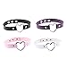 Liuxn Set di 4 collane Girocollo con Cuore