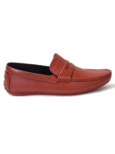 Image of AJANTA Men's Slip-on PVC Loafer | Water Proof & Rain Shoes | Anti Skid Outsole for Firm Grip | Lightweight & Comfortable Formal Moccasins for Office & Party