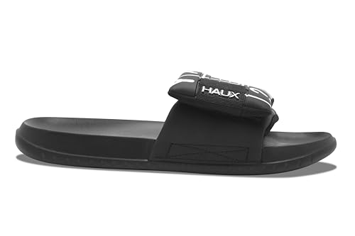 Image of HAUX Stylish Men's Sliders - Comfortable Slip-On Sandals with Modern Look | Lightweight, Durable, and Comfortable Footwear for All-Day Wear