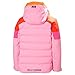 Helly-Hansen Jr Diamond Jacket - Waterproof, Insulated Junior Unisex Winter Coat, Breathable & Durable Youth Outerwear, 068 Sugar Pink - 16