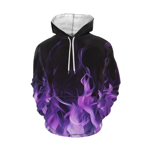 Image of Forchrinse Green Palm Tree Sea Beach Mens Hoodies Pullover Long Sleeve Fleece Hoodie Cozy Sport Casual Outwear