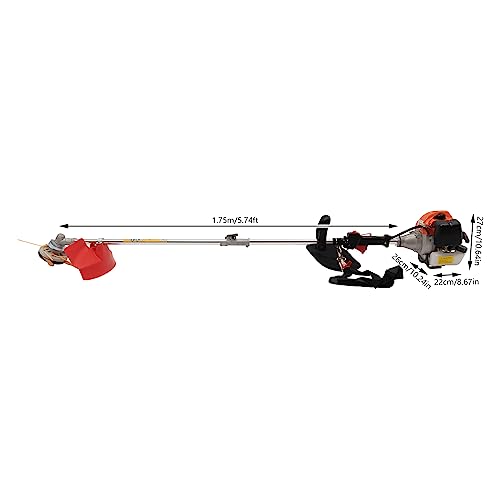 2-Stroke Weed Wacker, Weed Eater, Brush Cutter, Lawn Edger, Lawn Trimming Machine Grass Trimmer Tools for The Garden and Yard