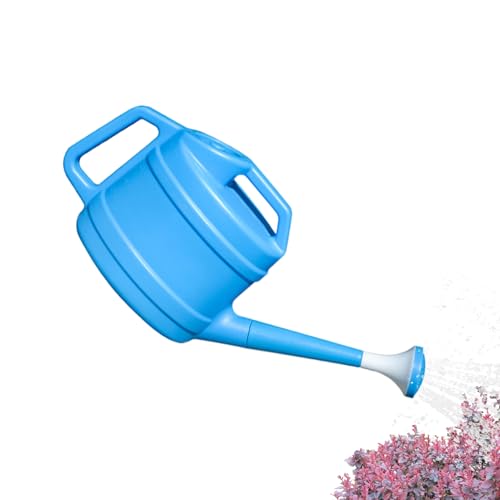 de Metal – para Plantas con Pico Largo, Maceta para jardín Interior y Exterior | Boquilla Fina para un Flujo de Agua preciso, Agarre ergonómico, Recipiente de Acero Inoxidable para s