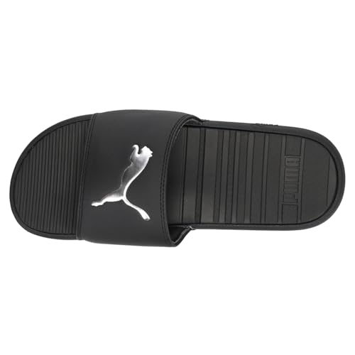 PUMA PUMA Men's Cool Cat Sport Sandal, Black Silver, 7