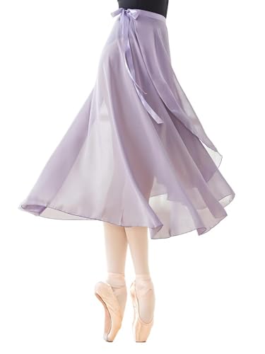 Jupe de ballet portefeuille en mousseline de soie longue multicolore taille M