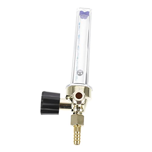 JEWEDECO Practical Argon Flow Indicator Regulator Co2 Flow Meter Regulator Gas Flow Indicator