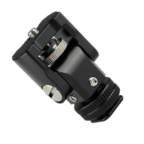 Image of Adjustable Cold Shoe Monitor Mount for Video Equipment Filmmaking and Photography 360 Degree Rotation, 180 Tilt