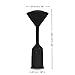 Amazon Basics Outdoor Round Stand Up Patio Heater Cover, Black, 36