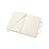 Moleskine - Notebook in Limited Edition, Sakura Notebook with Themed Graphics, Ruled Layout and Fabric Hard Cover, Size Pocket 9 x 14 cm, Colour Dark Pink, 192 Pages, 8056420851311