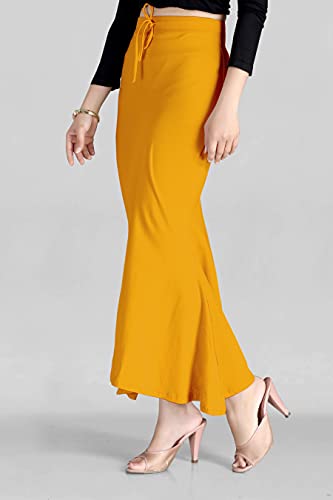 Image of Flare Saree Silhouette, Saree Shapewear,Saree contour, Saree Shaper, Petticoat, Skirts for Women & Girls, Cotton Lycra Shape Wear for Saree