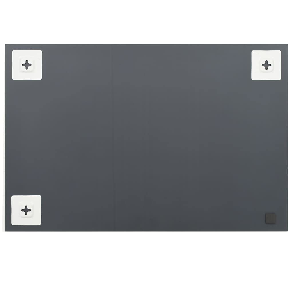 Prostokątne lustro ścienne, zestaw 2 sztuk, 60 x 40 cm, szlifowane krawędzie zapewniają czysty wygląd, minimalistyczne lustro do sypialni, salonu lub garderoby, łatwy montaż