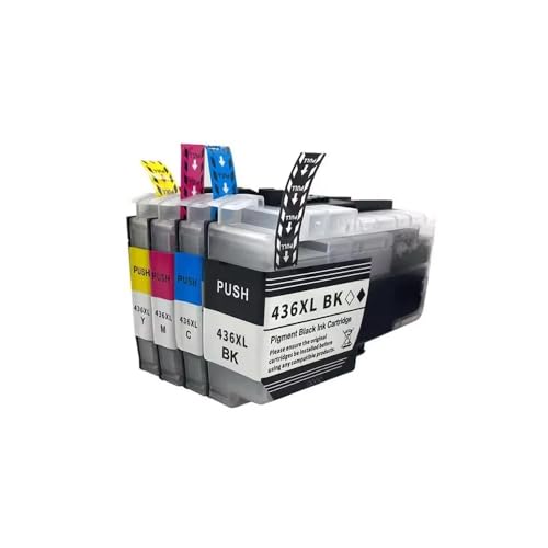 Cartouche d'encre LC436XL haute capacite pour impressions nettes sans bavure MFC-J5855DW MFC-J5955DW