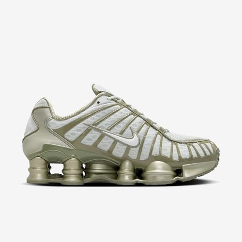 Nike Shox TL Women's Shoes (AR3566-006, Light Silver/Light Army/White)3