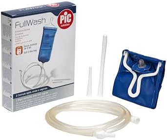 CHICCO FullWash Enteroclismo Kit para Irrigación Intestinal y Vaginal - Bolsa de 2 litros, Azulón Y Blanco