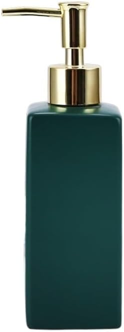 Kitchen Soap Dispenser Soap Pumps Hand Sanitizer Dispenser Ceramic Hand Sanitizer Bottle Nordic Lotion Bottle Shower Gel Bottle Press Dispense Bottle Soap Dispenser for Bathroom(Green)