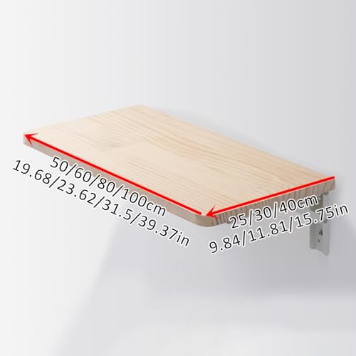 Table murale pliante bureau petits espaces chambre cuisine - 2