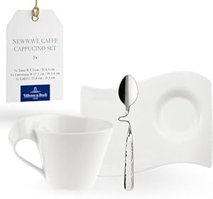 Villeroy & Boch NewWave Cappuccino Set Weiß