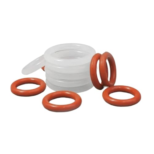 Joint torique étanchéité VMQ rouge ID 2.57mm bague silicone haute température CS 1.78mm
