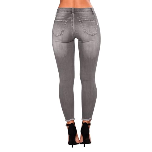 Women's Skinny Ripped Fashion Dressy Casual Loose Fit Jeans4