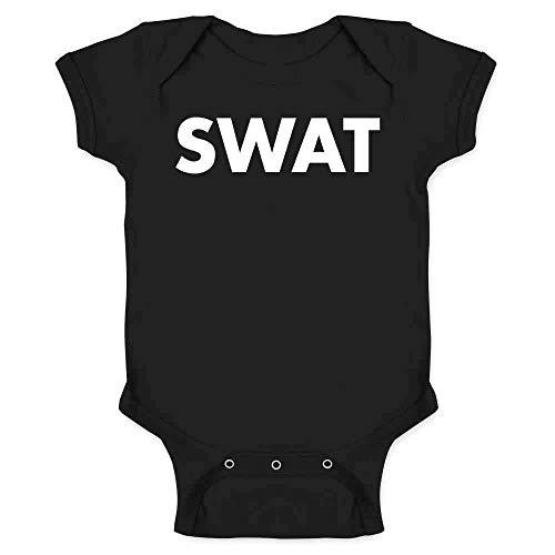 Bold Tactical Team Costume Infant Baby Boy Girl Bodysuit Infant | Black 18M