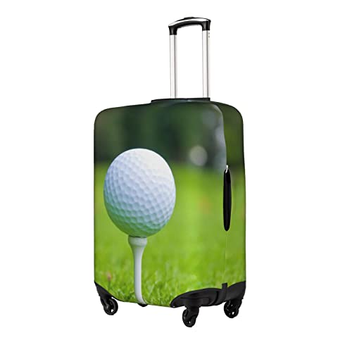 Golf Ball Focus Travel Luggage Cover Fits 18-32 Inch Luggage, Elastic Suitcase Cover Protector with Concealed Zipper for Wheeled Suitcase Tsa Approved2