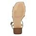 Guess Women's Vallenn Heeled Sandal, Light Natural/White Logo 112, 8