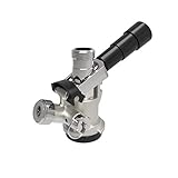 FASTFERMENT D System Keg Coupler, Heavy Duty Beer Keg Tap Coupler, Sankey D System Beer Tap Coupler...