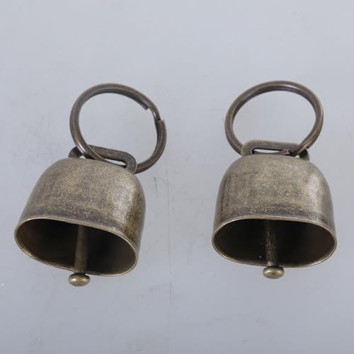 2 x Edelstahl-Haustierglocken, lauter Klang, Halsbandglocken, Trainingsglocken, Welpen, Halsband-Zubehör