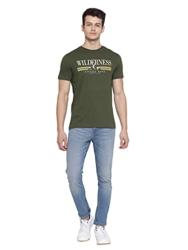 Image of Red Tape Men Light Blue Solid Jeans