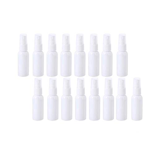 Preisvergleich Produktbild Kriosey 16PCS Plastikreiseflaschen, 30 ml leere tragbare Flaschen Klare Plastiksprühflaschen mit feinem Sprühnebel Nachfüllbare und wiederverwendbare Flaschen mit Pumpspraykappe für kosmetisches