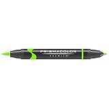 Multiple line widths Prismacolor Premier Brush Fine PB 25 Punta de pincel/fina Verde - Marcador (Verde, Punta de pincel/fina, Negro)