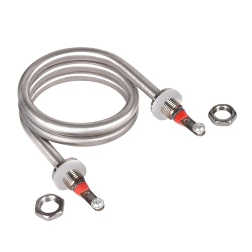 Elemento Riscaldante, Riscaldatore A Spirale M12 SS304, Riscaldatore Ad Immersione, Elemento Riscaldante Elettrico 220 V For Distillazione 1200 W