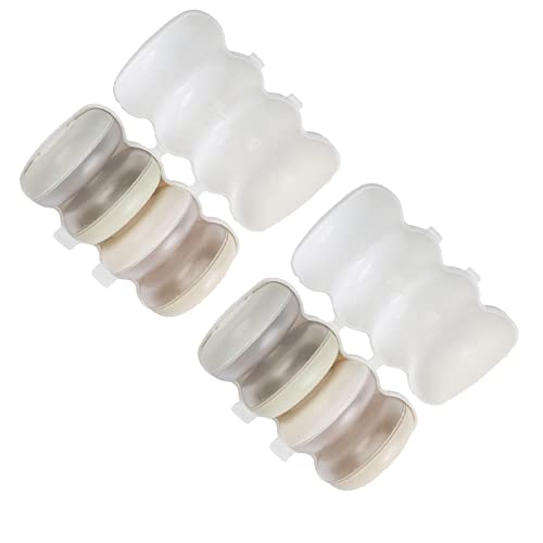 Baizongyang- Travel Pods,8Pcs Collapsible Travel Bottles Portable Reusable Toiletries Containers.